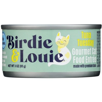 Birdie & Louie Wet Cat Food Tuna Tuesday - Case of 12 - 3 oz