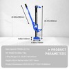 33" High Lift Farm Jack 7000 lbs - Ratcheting Off-Road Jack with Anti-Slip Base, Lift Height 5.12-41.14" - 2 of 4