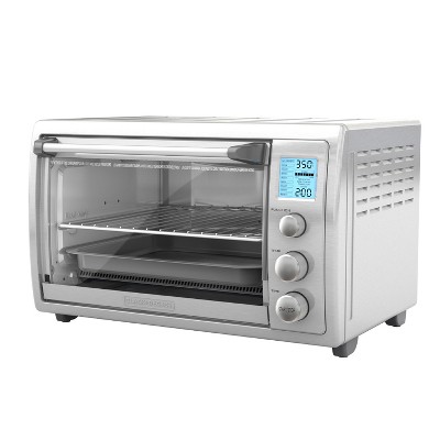 BLACK DECKER No Preheat Toaster Oven Stainless Steel Target