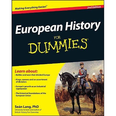 European History For Dummies - 2nd Edition by  Lang (Paperback)