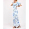 Women's Flora Wrap Skirt - Fate - 2 of 3
