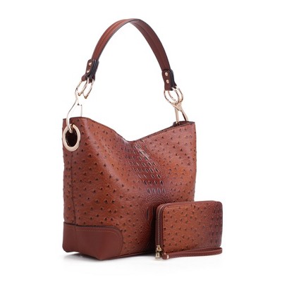 MKF Collection Wandy Soft Vegan Leather Hobo & Wallet Set by Mia K