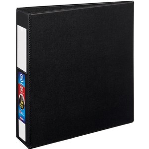 Avery Heavy-Duty Binder, 2" One-Touch Rings, 540-Sheet Capacity, Label Holder, DuraHinge, Black (79992) - 1 of 4