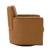 Gabino 29 Wide Genuine Leather Swivel Chair Set of 2| ART OF LIVING DESIGNS - 3 of 4