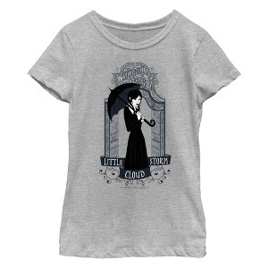 Girl's Wednesday Little Storm Cloud T-Shirt - 1 of 4