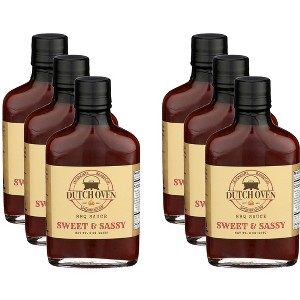 Dutch Oven Sauce Barbeque Sweet and Sassy - Case of 6 - 8 oz - 1 of 2