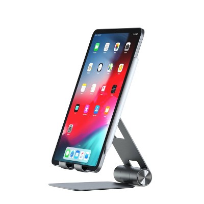 Space Gray Aluminum Foldable Multi-Angle Tablet Stand