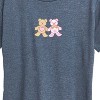 Women's - Instant Message - Bear Patches Short Sleeve Graphic T-Shirt - 2 of 4