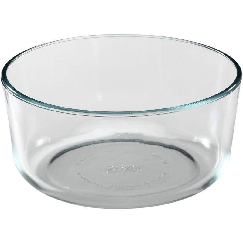 Pyrex Blue Storage 2 Cup Round Dish, Clear Lid, Pack of 4 Containers, 2 of 5