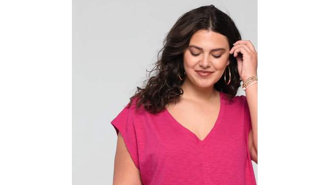 Women's Short Sleeve Midi T-Shirt Dress - Universal Thread™, 5 of 6, play video