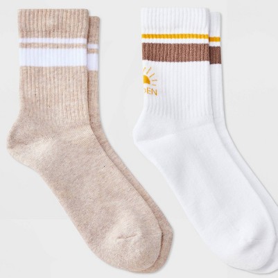 White/Yellow/Oatmeal Heather