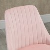 TiramisuBest Pink Polyester Mid-Back Office Chair, Adjustable, 360¡ã Swivel, Home Office or Bedroom - 2 of 4