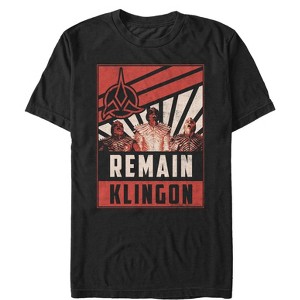 Men's Star Trek: Discovery Remain Klingon Poster T-Shirt - 1 of 4