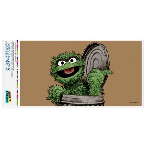 Sesame Street Vintage Oscar The Grouch Automotive Bumper Sticker - 1 of 4