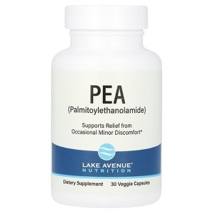 PEA Palmitoylethanolamide, Micronized PEA, Supports Relief from Occasional Minor Pain & Discomfort, Gluten Free, Soy Free, 300 mg, 30 Veggie Capsules - 1 of 3