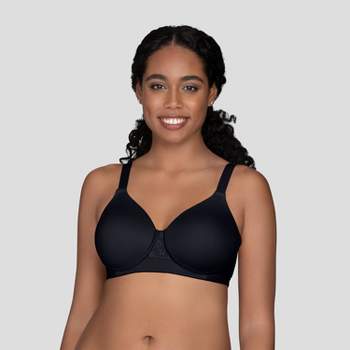 Vanity Fair Womens Beauty Back Full Coverage Underwire Smoothing Bra 75345  - Midnight Black - 40d : Target
