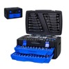 Maggift Tool Boxes and Totes Drawer Rolling Chest Storage Cabinet, Garage Organizer, Tool Multifunctional Storage Box, Black, 18.1"*11.8"*10" - 3 of 4