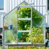 Greenhouse Lock Channel and Spring Wire,1MM Lock Channel and PVC Coated Spring Wires for Greenhouse Plastic Cover and Shade Cloth,6.6 FT - 2 of 4