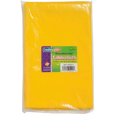 Creativity Street Jumbo Messy Mat, 38 x 80 Inches, Yellow