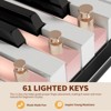 SKONYON 61-Key Electronic Keyboard Piano Set with LCD Screen, Lighted Keys, 3-Teaching Modes; Ideal for Keyboard Piano for Beginners - 2 of 4