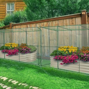 Aoodor Crop Cage Plant Protection Tent, Greenhouse Fruit Cage Netting Cover for Plants/Herbs/Fruit Garden, Yard, Lawn with Zipper - 1 of 4