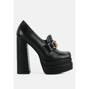 Bratz Horsebit Diamante Embellished Chunky Platform Loafers - 1 of 4