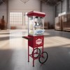 Infurnic Popcorn Poppers, with Cart and Kettle, Kitchenware for Family Gatherings, Red, 26.18"*16.54"*54.76" - 2 of 4