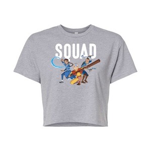 Women's - Avatar: The Last Airbender - Trio Squad Cropped Graphic T-Shirt - 1 of 4