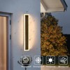 YIYIBYUS Outdoor Wall Sconce LED IP65 Modern Exterior Wall Lights - 3 of 4
