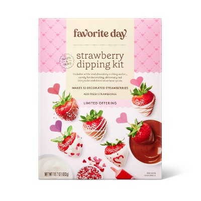Valentine Strawberry Dipping Kit - 10oz/12ct - Favorite Day™