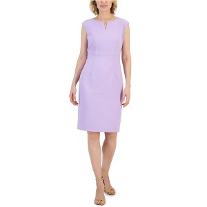 Kasper Womens Solid Sheath Dress - 1 of 1