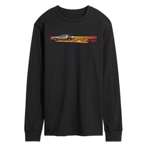 Men's - Back to the Future - Delorean Long Sleeve Graphic T-Shirt - 1 of 3