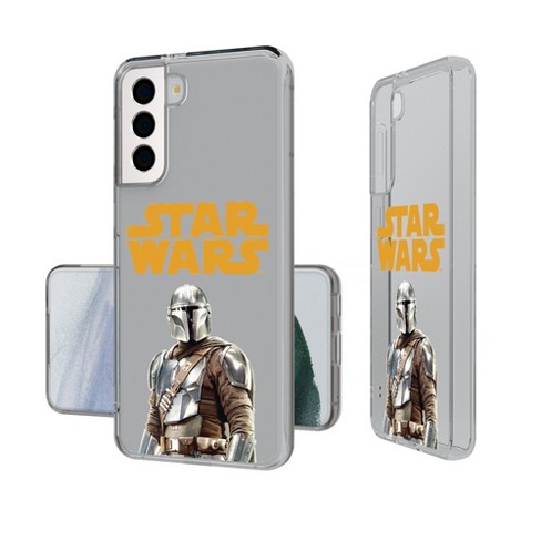 Star Wars The Mandalorian Mando Color Block Clear Phone Case