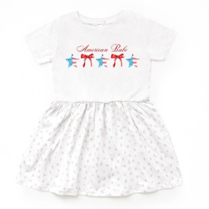 The Juniper Shop American Babe Star Bow Coquette  Infant Dress - 1 of 4