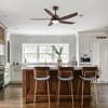 Airsurfer Vintage ORR Bronze-Gilded 5-Blade Ceiling Fan with LED Light & Remote, Silent DC Motor for Indoor Living Room or Bedroom - 4 of 4