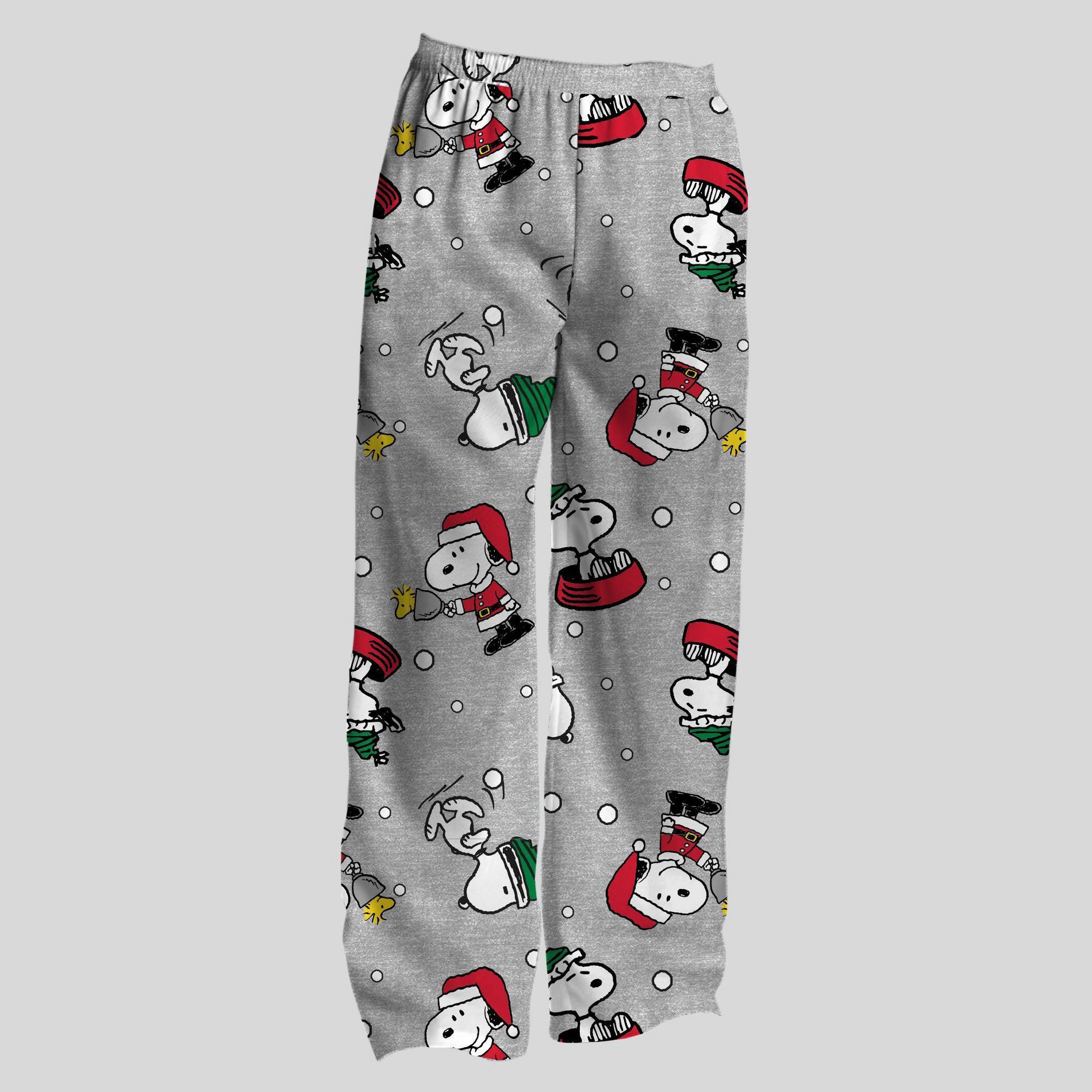 Men's Peanuts Pajama Pants - Gray