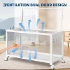 Hamster Cage Chewproof, Large Hamster Cages and Habitats with Stackable Design, Openable Top, Small Animal Habitats for Gerbil Mouse - 3 of 4