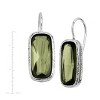 Silpada 'Olivine' Green Cubic Zirconia Drop Earrings in Sterling Silver - 4 of 4