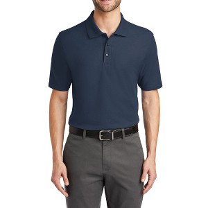Mafoose Men's Classic Fit Short Sleeve Tall Stain-Release Moisture-Wicking Polo Shirt - 1 of 4