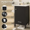 Whisen 30 in. Bathroom Storage Cabinet Bathroom Vanity with 2 Soft Closing Doors and Drawer, Powerful Storage Function - 4 of 4