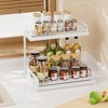 SUGIFT 2 Packs Under Sink Organizer, 2 Tier Cabinet Organizer Shelf for Kitchen Bathroom Pantry Cabinet Closet Organization Rack - 2 of 4