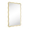 TEHOME Jasmine Rectangle Framed Beveled Bathroom Vanity Mirror in Antique Gold Foil - 4 of 4