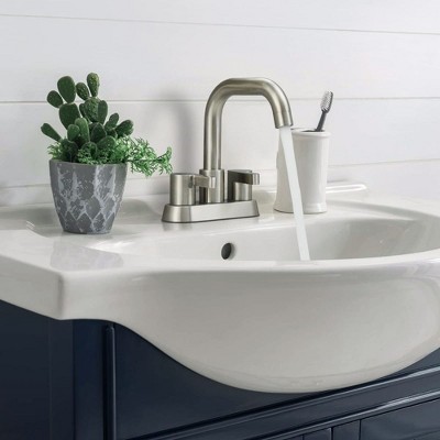 Bathroom Faucet 2 Handle 4 Inch Centerset Bathroom Sink Faucets