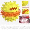 Cesicia Pet Supplies Vocal Dog Toy Leaking Food Ball, Yellow&Blue - 3 of 4