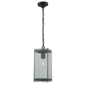 Artcraft Lighting Bradgate 1 - Light Pendant in  Matte Black/Harvest Brass - 1 of 1