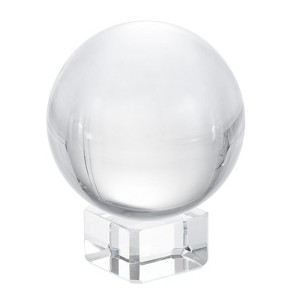 Unique Bargains Photography Decoration K9 Crystal Ball with Gift Box and Crystal Stand 1 Pc - 1 of 4