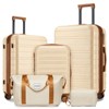KTMBDW Luggage Sets 5 Piece Suitcases with Wheels, Suitcase Set ABS Hard Case Luggage with TSA Lock Spinner Wheels Durable Travel Luggage for Women - 2 of 4