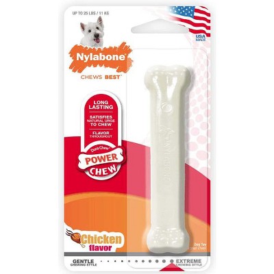 Nylabone Power Chew Knuckle Bone Dog Toy With Treats - Chicken - Medium -  6ct : Target