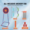 VEVOR Bow and Arrow Set for Kids, 2 Pack Archery Set with 20 Suction Cup Arrows, Standing Target, 2 Quivers, for Boys & Girls 6 7 8 9 10+ Year Old - 3 of 4