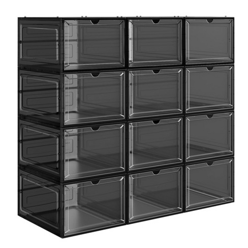 Songmics Shoe Boxes Clear Shoe Organizers Set Of 12 Target